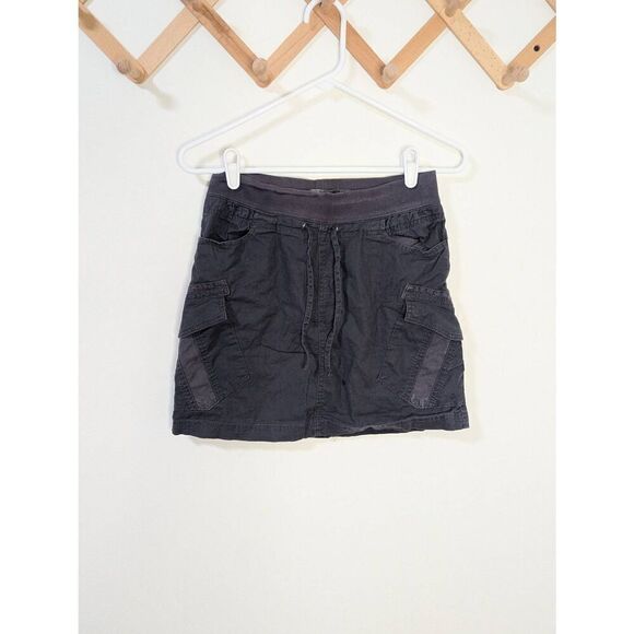 PrAna Women's Y2K Cargo Style Linen Cotton Blend Skirt - Size XS - Picture 1 of 5